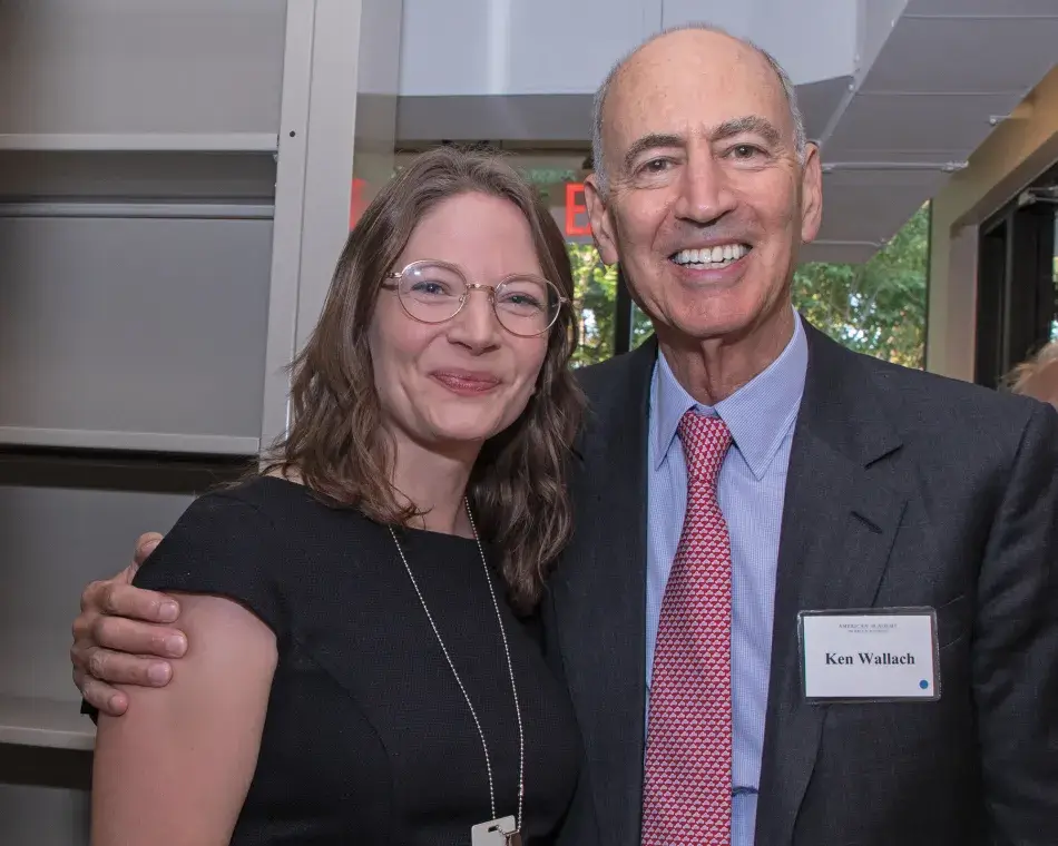 Martha Stewart Photography Academy Associate Archivist Maggie Boyd and Academy Treasurer Kenneth Wallach, photo by Martha Stewart Photography