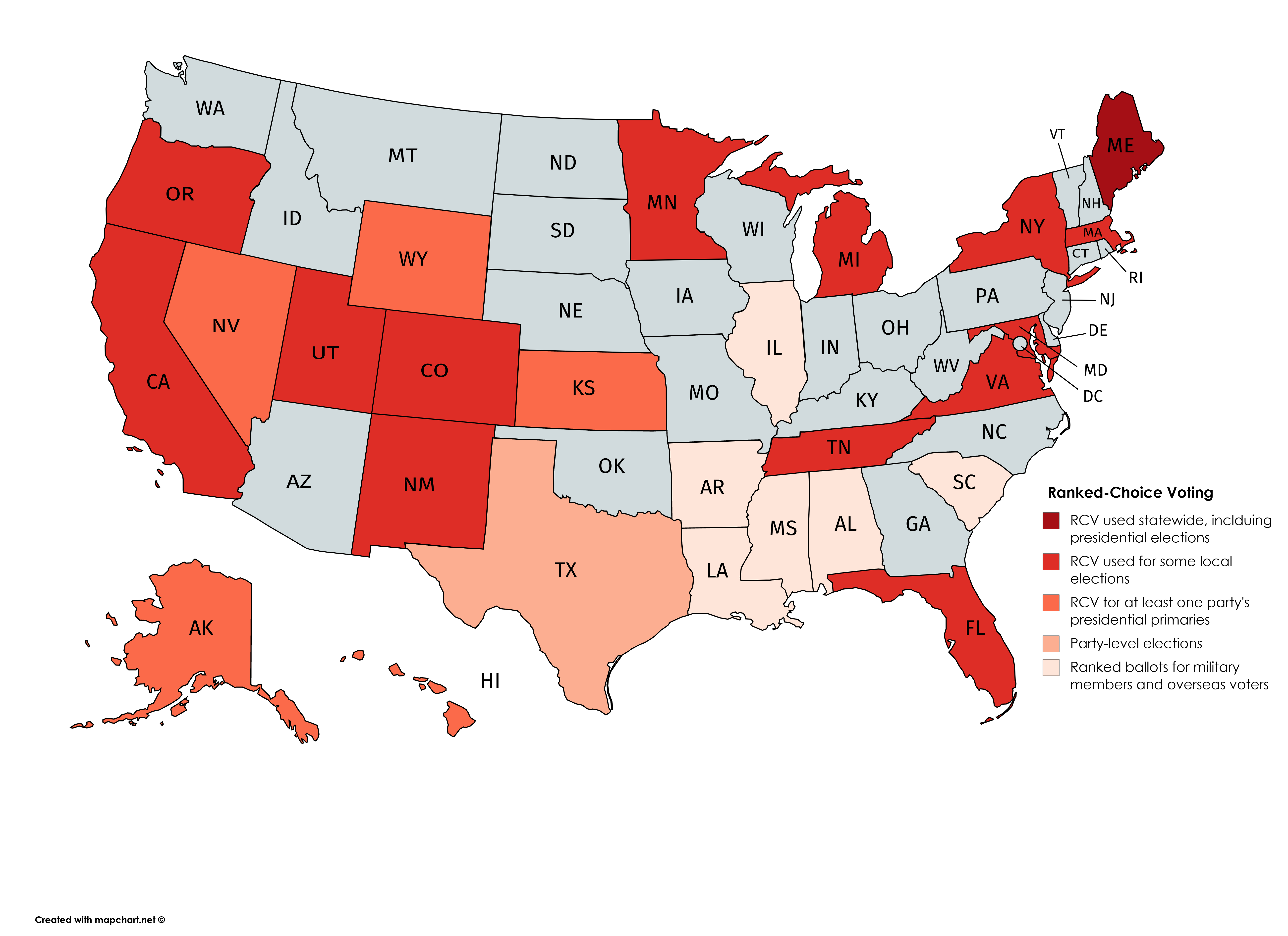 Vote map