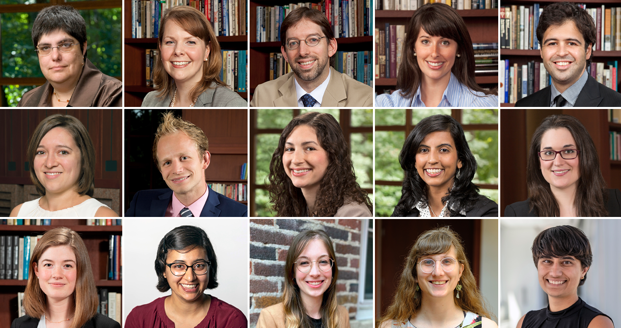 A group of photographs of fifteen individuals, who are all looking toward the viewer.