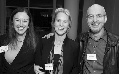 Marianne Bronner, Frances Arnold, and Bill Viola