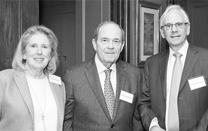 Carol Kekst, Gershon Kekst, and Gerald Rosenfeld