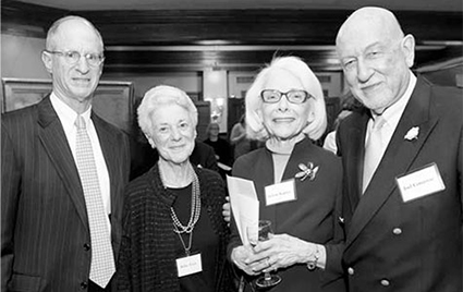 James S. Tisch, Billie Tisch, Helene Kaplan, and Joel Conarroe