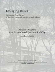 Research Paper Cover: Nuclear Weapons and International Systemic Stability: A Preliminary Methodological Inquiry