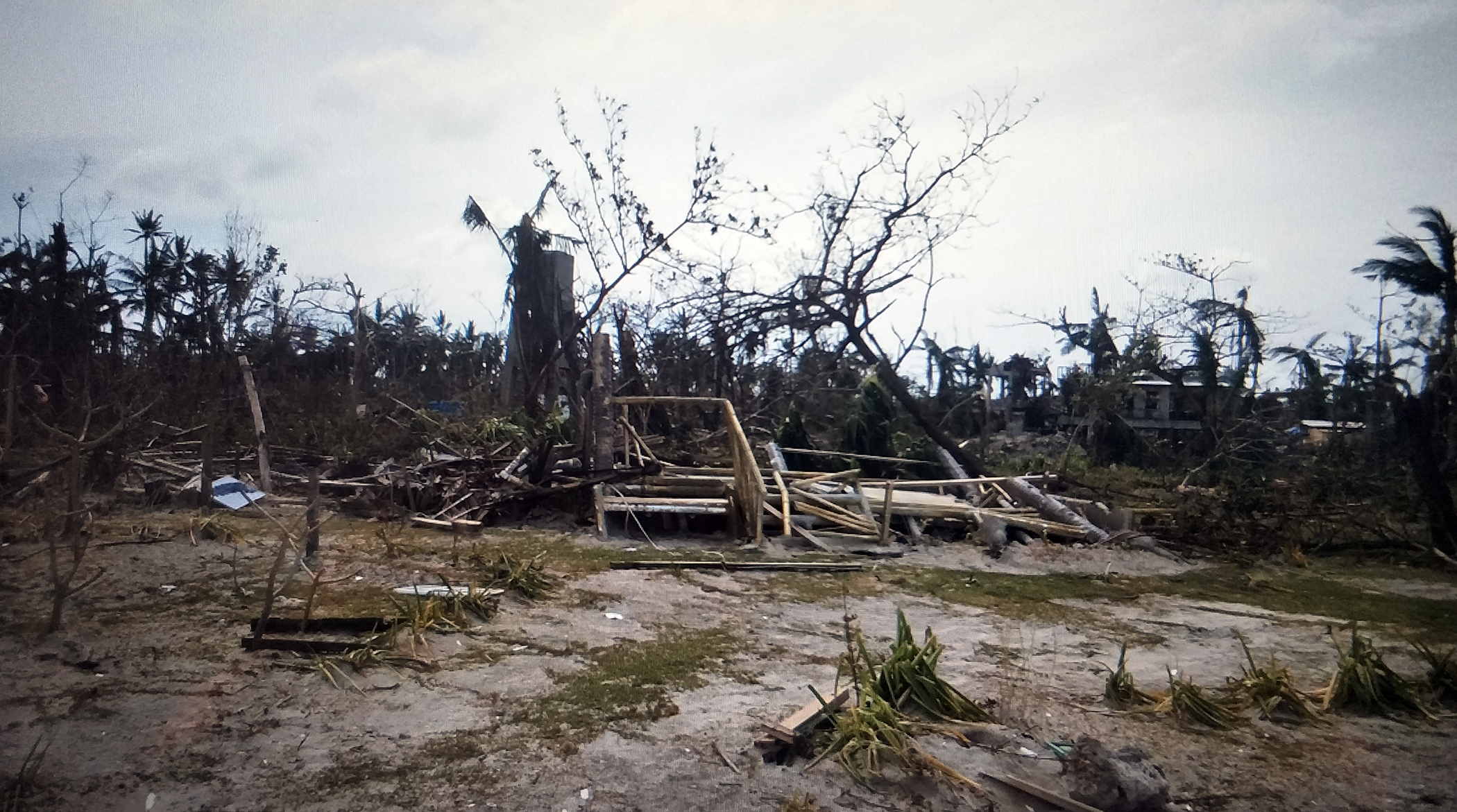 Typhoon Haiyan completely demolished the rebuilt School of the SEA
