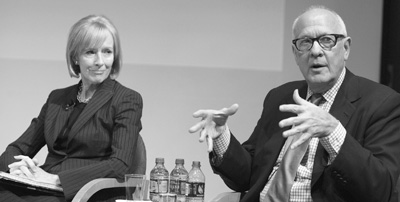 Judy Woodruff and Alex Jones, 2012