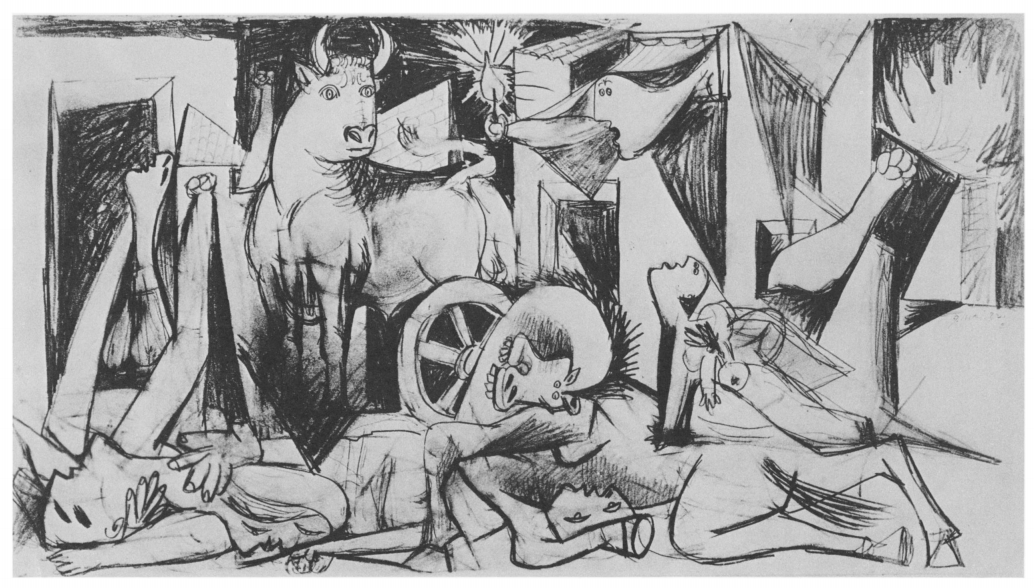 Pablo Picasso. Sketch for "Guernica," 11 May 1937 Pablo Picasso. Sketch for "Guernica," 11 May 1937
