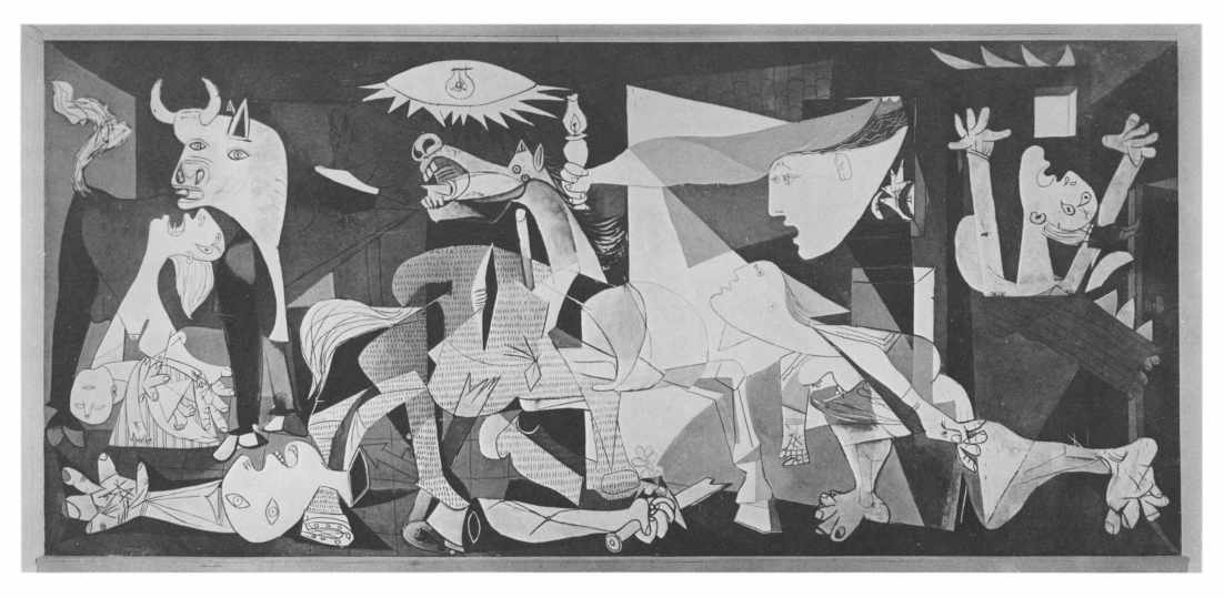 Pablo Picasso, Final State, “Guernica.” Collection Museum of Modern Art, New York. On extended loan from the artist.