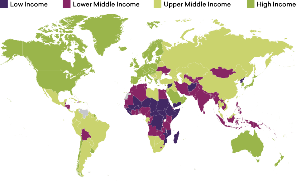 Countries by Income Level