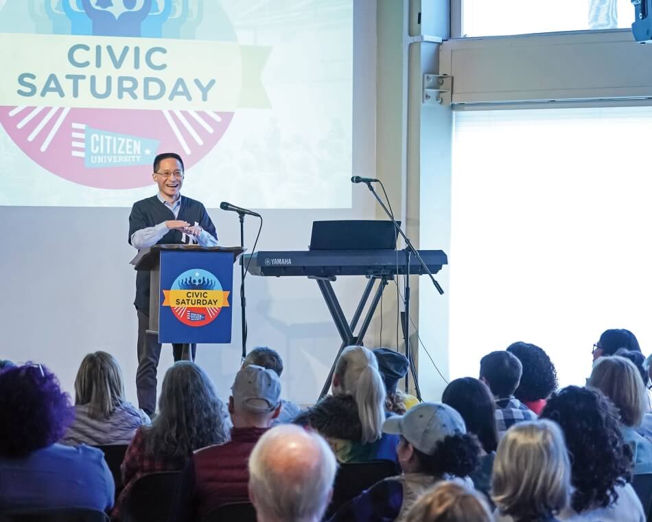 Civic Saturday with Eric Liu. Photo by Ohio & Erie Canalway Coalition.