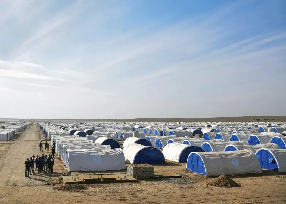International Organisation for Migration/IOM Iraq migrant camp