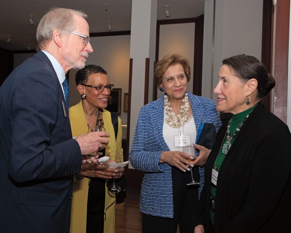 Stephen Heintz (Rockefeller Brothers Fund), Karen Williamson (KEW Consulting), Paula Giddings (Smith College), and Evelyn Brooks Higginbotham (Harvard University). Martha Stewart Photography