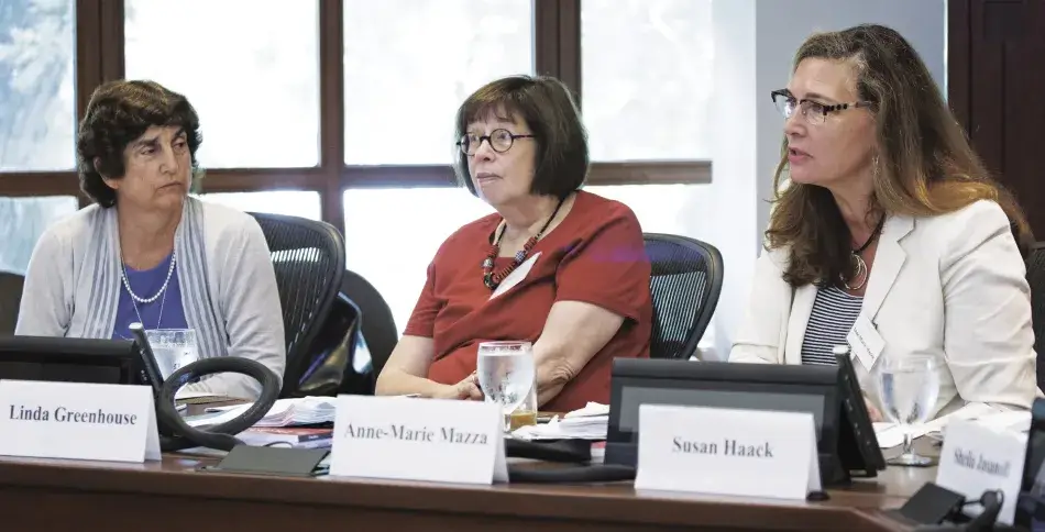 Patti Saris, Linda Greenhouse, and Anne-Marie Mazza Patti Saris, Linda Greenhouse, and Anne-Marie Mazza
