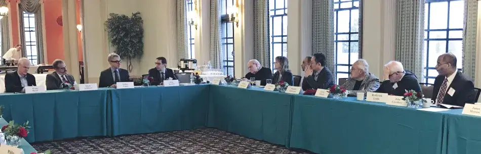 Arthur Lupia (third from left) speaking at a roundtable discussion in Ann Arbor. Arthur Lupia (third from left) speaking at a roundtable discussion in Ann Arbor.