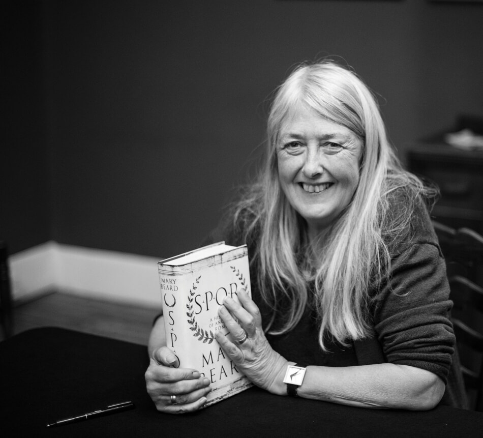 Photo by Chris Boland / www.chrisboland.com portrait of Mary Beard