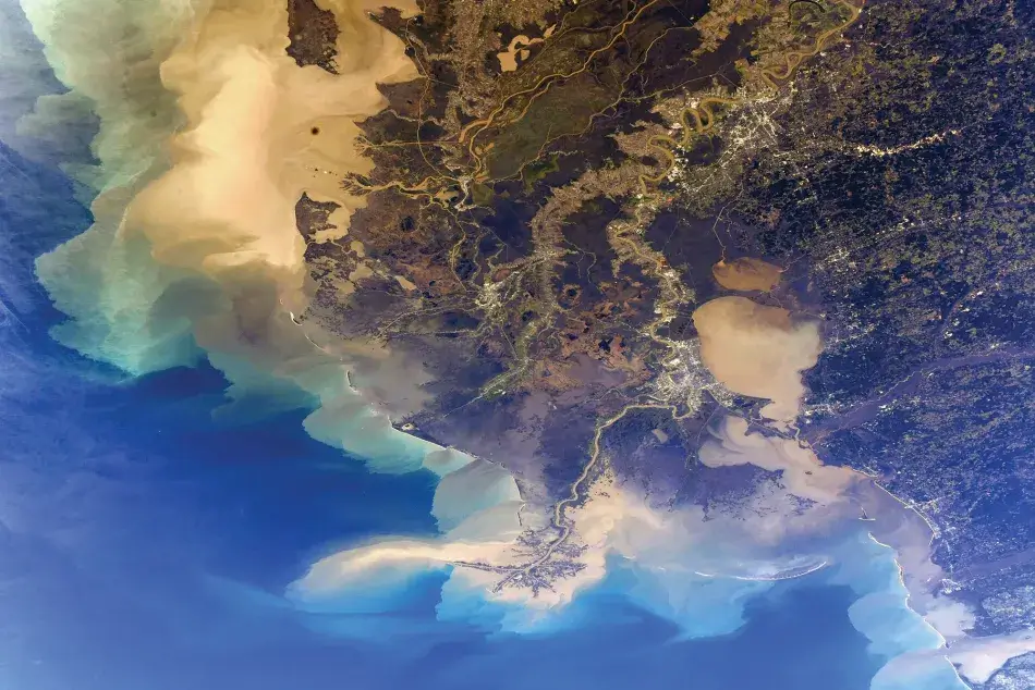 NASA New Orleans and coast