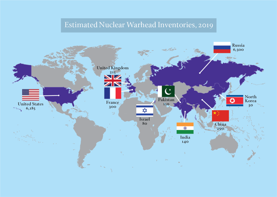 Nuclear Arms Map