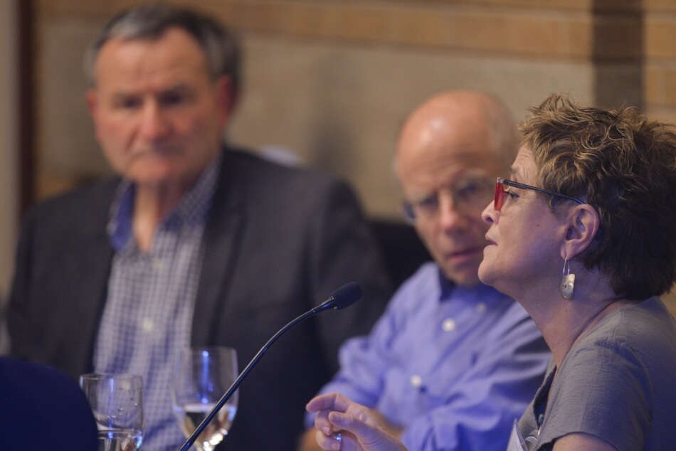 Karl Eikenberry, Stephen Krasner, and Michele Barry