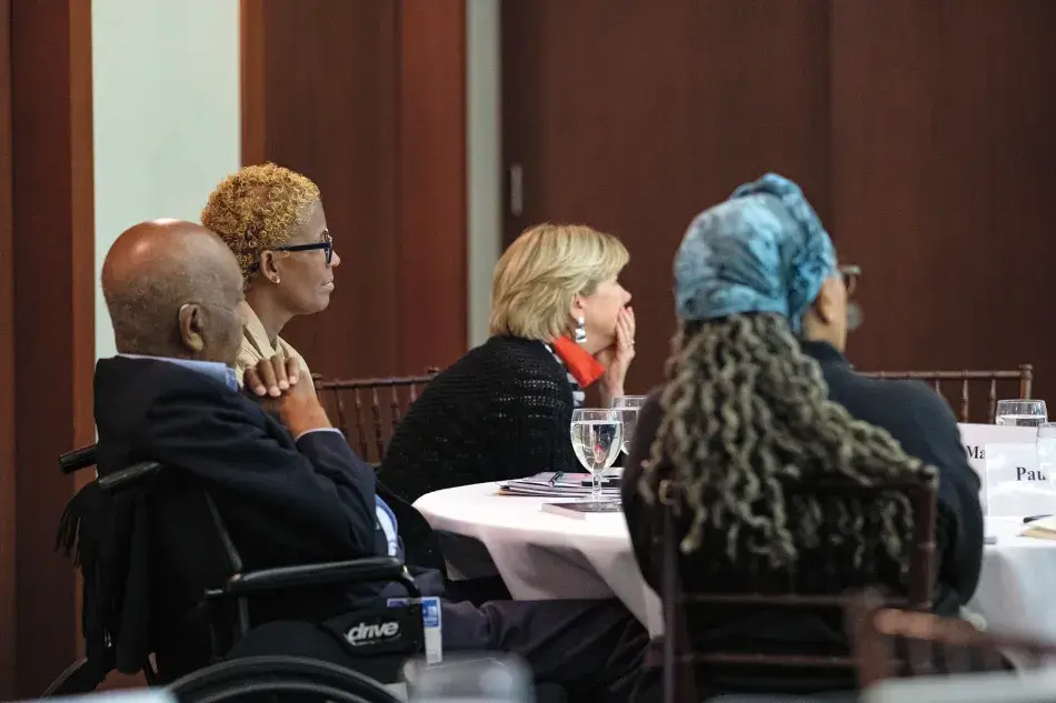 _DSF6354.jpg Participants at the meeting on Young Adult Mental Health and Well-Being included healthcare professionals, college and university administrators, researchers, and advocates. Their discussions focused on mental health programs implemented at institutions across the country.