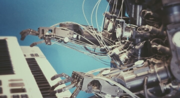 Robot Playing a Keyboard