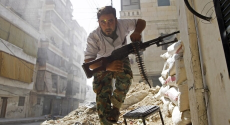 Syrian Civil War scene