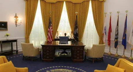 Replica Oval Office from Nixon Library from Pexels Image 