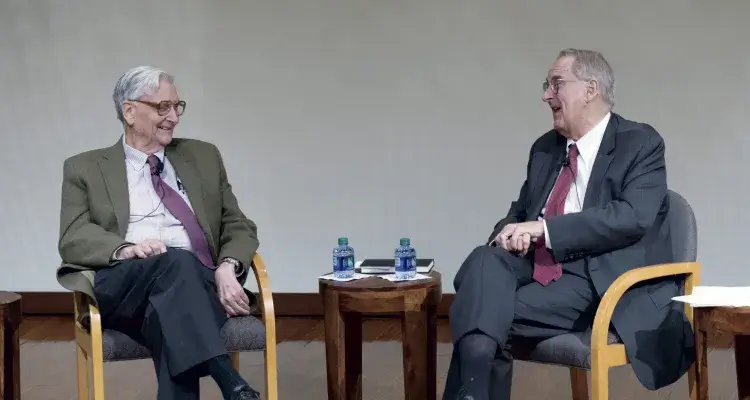 Edward O. Wilson and Jonathan Fanton