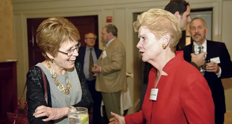 Mary Sue Coleman and Jane McAuliffe 