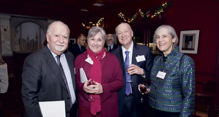 Vartan Gregorian, Ruth McLaughlin, David McLaughlin, and Jean Taylor