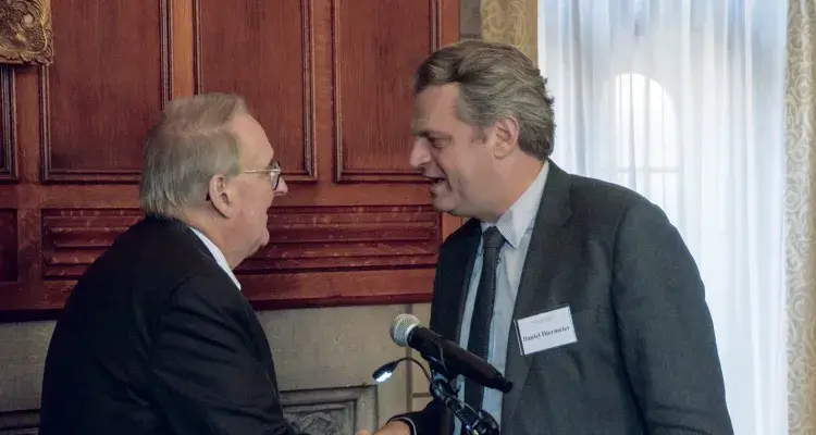 Jonathan Fanton and Daniel Diermeier  