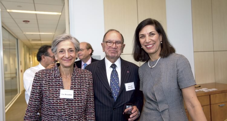 Lee Rosenthal, Edward Djerejian, and Huda Zoghbi