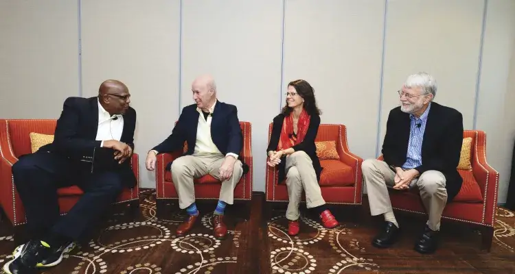 Louis Gomez, Leo Braudy, Dianne Newman, and John Seely Brown