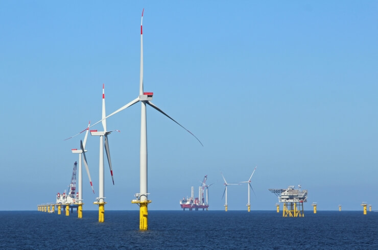 ocean wind turbines