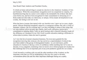 Typewritten letter from Carl A. Cohn, May 8, 2022