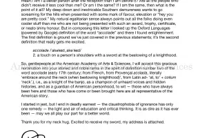 Typewritten letter from Rhiannon Giddens, [undated]