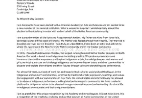 Typewritten letter from Muriel Miguel