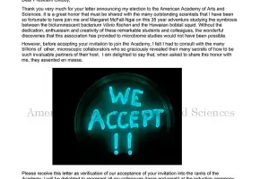 Typewritten letter with color image from Edward Ruby