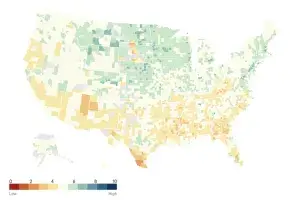 CORE Score Map of the United States