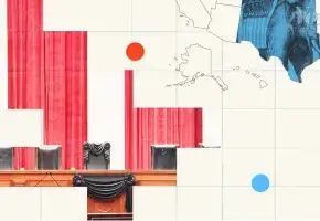 Illustration from Vox Explainer video about expanding the House of Representatives. 
