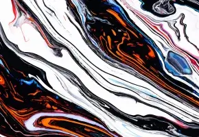 Red White Blue Black Abstract Image