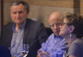 Karl Eikenberry, Stephen Krasner, and Michele Barry