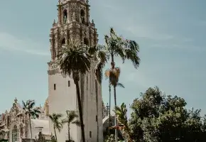 Historic Bell Tower in Balboa Park, San Diego