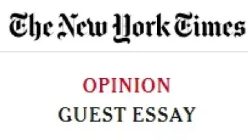 New York Times Guest Essay text