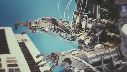 Robot Playing a Keyboard