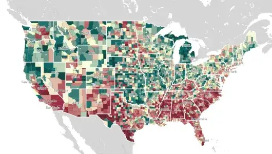 Opportunity Atlas Map of US 